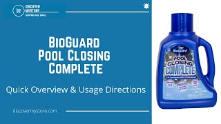 BioGuard Pool Closing Complete [upl. by Thorner]