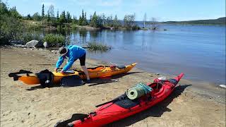 Epic Lac Manicouagan Kayak Adventure Part 1 [upl. by Almena]