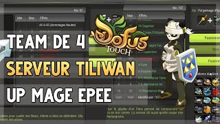 DOFUS TOUCH  TILIWAN  UP DU FORGEMAGE EPEE ET AMELIORATION DE MES CORPS A CORPS [upl. by Gee]