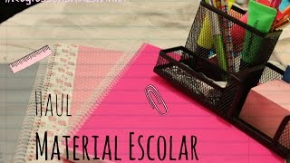 RAA  Ep 1 Haul Material Escolar  Carolina Acúrcio [upl. by Awahsoj829]