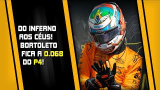 DEPOIS DE CAIR PARA P13 GABRIEL BORTOLETO FICA A 0068 DE UM P4 NA F2 ENZO FITTIPALDI ABANDONA [upl. by Merta380]