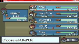 Pokemon Emerald part 25 Mike learns to Surf amp Wynaut evolves [upl. by Carry]