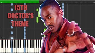 Fifteen The 15th Doctors Theme  Doctor Who  Synthesia Piano Cover [upl. by Irrac28]