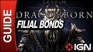 Skyrim Dragonborn DLC Walkthrough Filal Bonds [upl. by Anauqaj]