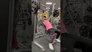 2 plate shoulder press on smith machine [upl. by Sillad]