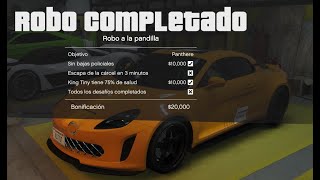 GTA Online  Deshuesadero  Toundra Panthere  Robo a la pandilla 20000 [upl. by Anoif595]