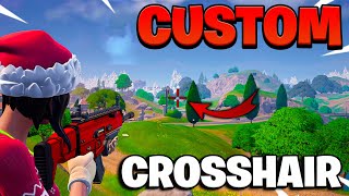 How To Get CUSTOM CROSSHAIR In Fortnite Chapter 5 FULL Tutorial [upl. by Kalmick66]