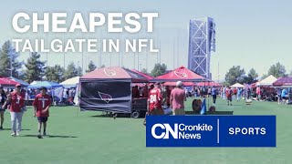 The NFLs Cheapest Tailgate  Arizona Cardinals [upl. by Onibas]