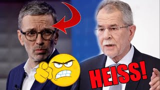 NEUER TAG VAN DER BELLEN ATTACKIERTE HERBERT KICKL [upl. by Lancaster]