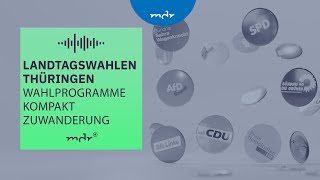 Zuwanderung – Was Thüringens Parteien planen  Podcast Wahlprogramme kompakt  MDR [upl. by Ebaj316]