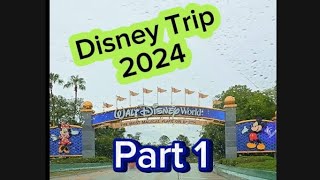 Walt Disney World Trip 2024 Part 1 Travel day [upl. by Verina571]