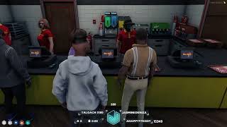 Mandem React To Denzel Working In a Burger Restaurant  NoPixel Mandem GTA RP [upl. by Delanty]