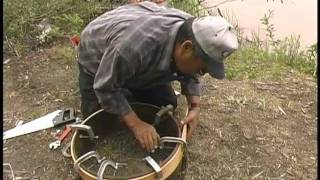 Alaska Native Drum Making Video [upl. by Bruyn]