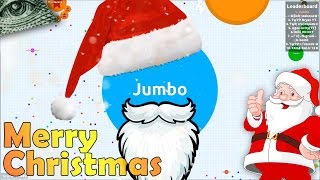 SANTA PLAYING AGARIO  CHRISTMAS SPECIAL  Agario [upl. by Hanaj]