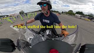 Police Motor Tennis Ball ChallengeBMW MOA 2024 [upl. by Noterb]