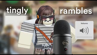 roblox asmr tingly whisper ramble 💬 [upl. by Heaps]