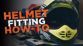 How to Fit a Motorcycle Helmet with Arai Helmets [upl. by Zeke]