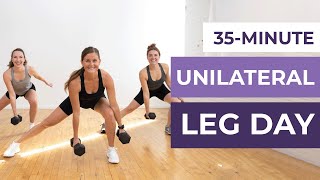 35Minute Unilateral Leg Workout [upl. by Kevon]