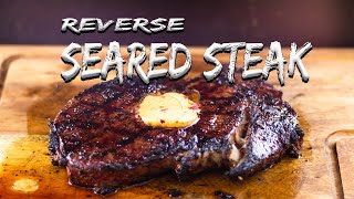 Reverse Sear Steak  Ribeye Steak How To  Pellet Grill [upl. by Gordie]