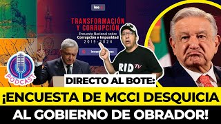 ENCUESTA de MCCI REVELA que la MITAD de los MEXICANOS PERCIBE AUMENTO en la CORRUPCIÓN en 20232024 [upl. by Eliades]