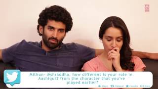 In conversation with Aashiqui 2 stars  Aditya Roy kapoor Shraddha kapoor [upl. by Centeno911]