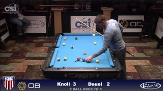 2015 USBTC 8Ball Corey Deuel vs Steve Knoll [upl. by Eimrej692]