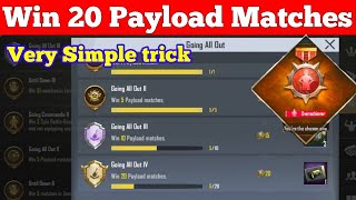 Overachiever title Mission  Payload mode 20 Matches Complete very easy trick  Pubg lite title tips [upl. by Dorrahs]