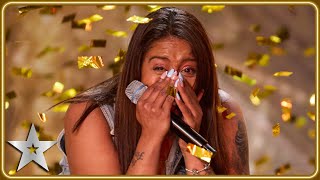 GOLDEN BUZZER for Taryn Charles SENSATIONAL Aretha Franklin cover  Auditions  BGT 2024 [upl. by Selrahc49]