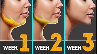 3 Min Face Exercises  Double Chin Fat amp Face Lift Lose Face Fat in 14 Days [upl. by Jaquenetta528]