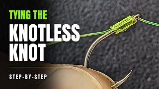 How To Tie The KNOTLESS KNOT Hair Rig Complete Guide [upl. by Tirma]