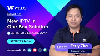 Live Webinar  New IPTV In One Box Solution [upl. by Nwahsek]