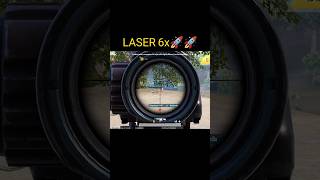 Laser 6x spray aimbot 😂🚀 bgmi [upl. by Edsel]