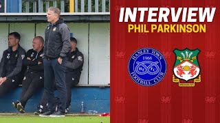 INTERVIEW  Phil Parkinson after Hanley Town [upl. by Jobyna979]