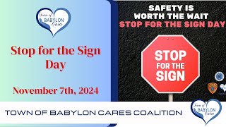 Town of Babylon Cares Stop Sign Awareness [upl. by Lebasiram]