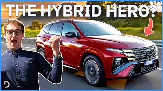 Hyundai Tucson Hybrid 2025 Does A Hybrid  New Upgrades  A Better Car  Drivecomau [upl. by Elaval]