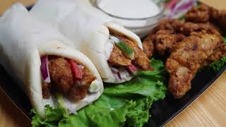 Tasty Zinger Shawarma Recipe Chicken Shawarma Recipe By Aseba [upl. by Anead]