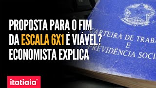 ECONOMISTA CALCULA QUANTO O FIM DA ESCALA 6X1 PODE CUSTAR AOS EMPRESÁRIOS [upl. by Atteyram211]