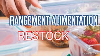 RANGEMENT DE MON STOCK ALIMENTAIREORGANISATIONMOTIVATIONCUISINEFRIGO [upl. by Payson]