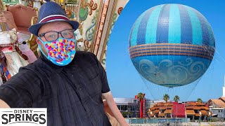 Disney Springs April 2021  Disney Springs Carousel amp Aerophile Balloon Ride  lobster Corn Dogs [upl. by Tuckie691]