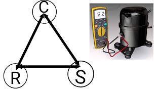 How to Find CommonRunning and Starting point of rotary compressor latest 2021 [upl. by Akenat]