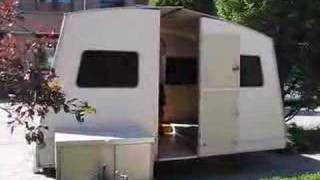 Rapido folding caravan setup [upl. by Dixil]