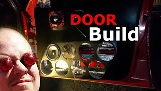 How To Build  CAR AUDIO Door Panels [upl. by Adnotal]