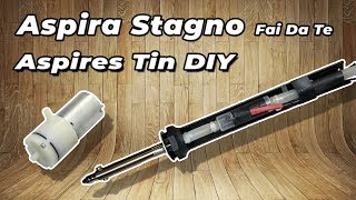 Dissaldatore Aspira Stagno Fai da te  Solder Sucker Iron DIY [upl. by Brad]