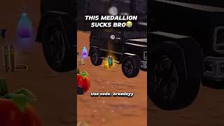 Worst medallion 😭breadzy fortnite fortnitememes memes funny viralmemes yts [upl. by Solegnave]