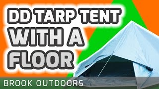 DD XL Tarp Tent with Floor Cover Tutorial [upl. by Yuh]