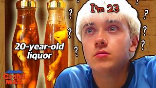 Logan Tries Korean Homemade Liquor 😱  GRAND MAAT EP3 logan logagm [upl. by Ahsatin]