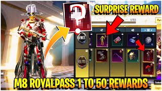 C2S4 M8 ROYAL PASS 1 TO 50 RP REWARDS ARE HERE  M8 ROYAL PASS 1 TO 50 RP REWARDS BGMI  M8 RP PUBG [upl. by Sabu]