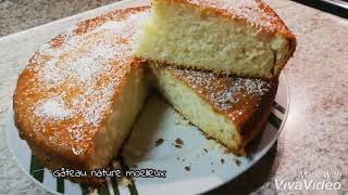 Recette simple Gâteau nature Moelleux easyrecipe cake [upl. by Lefkowitz]