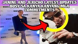 JANINE AND JERICHO LATEST UPDATES BUSY SA KANYA KANYANG MGA COMMITMENTS‼️ [upl. by Merridie]