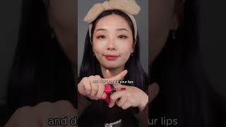 how to apply your lip tint so it lasts longer I PERIPERA GLOWY LIP TINTS shorts [upl. by Yanrahs]